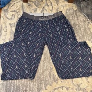 Tommy John Men's XLarge Second Skin‎ Silky Modal Blend Pajama Sleep Pants Deer
